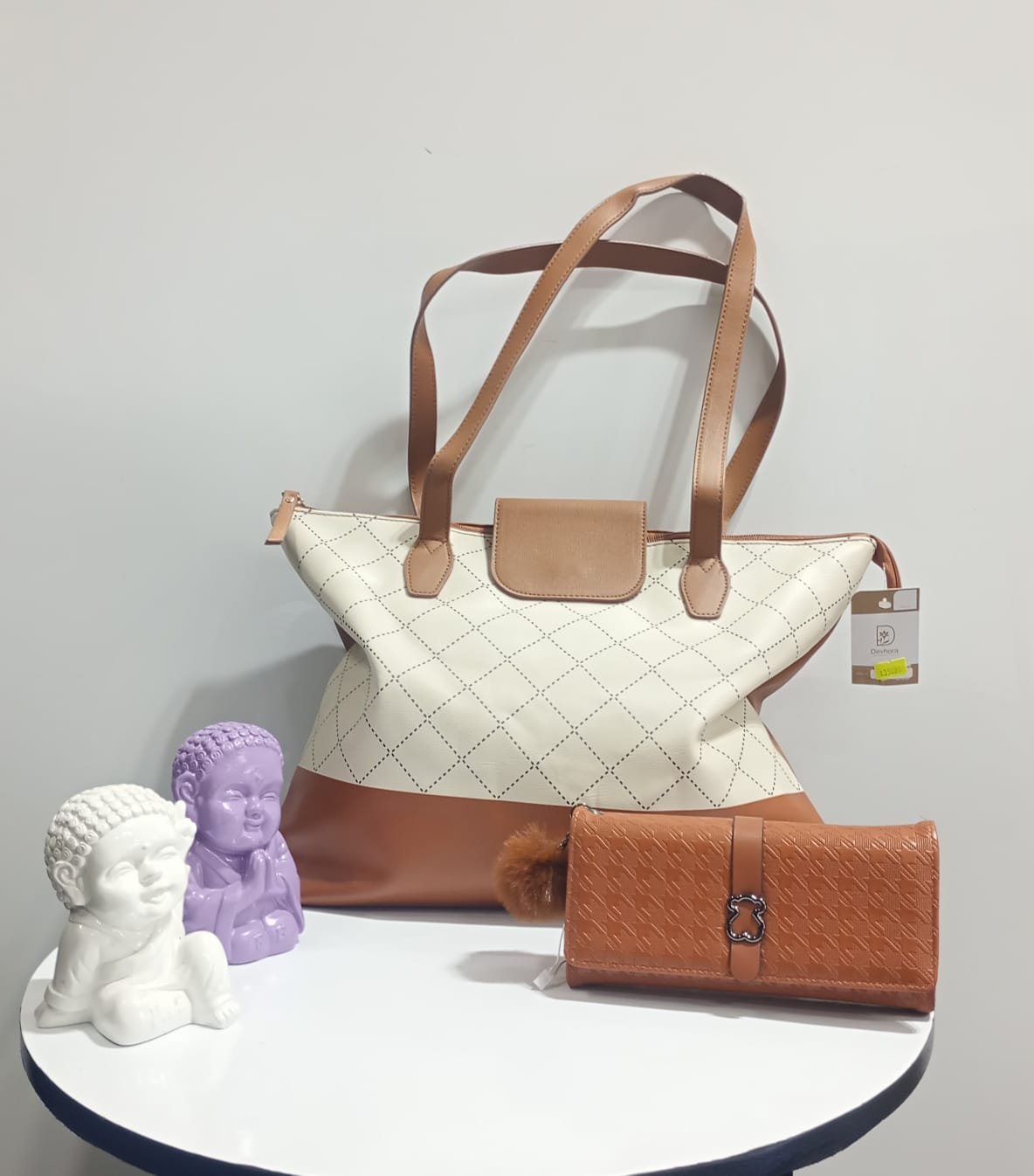 Tote Bag, Billetera simple con pompón - devhoraindumentaria