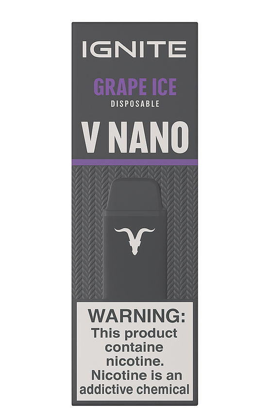 IGNITE V-NANO 1000 PUFF GRAPE ICE (uva helada) - puffrdls