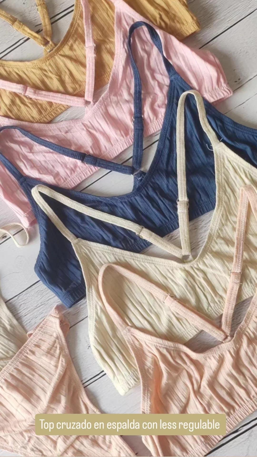 Bralette morley cruzado con less regulables - Sweet Poison Lencería