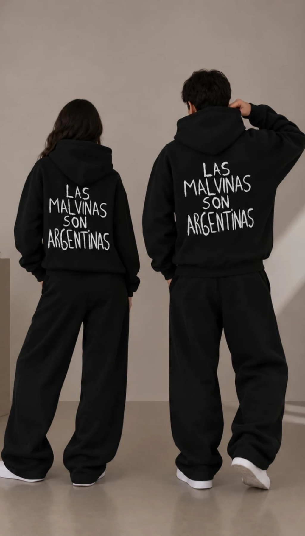Canguro Hoodie Las Malvinas son Argentinas (Unisex) X CURVA