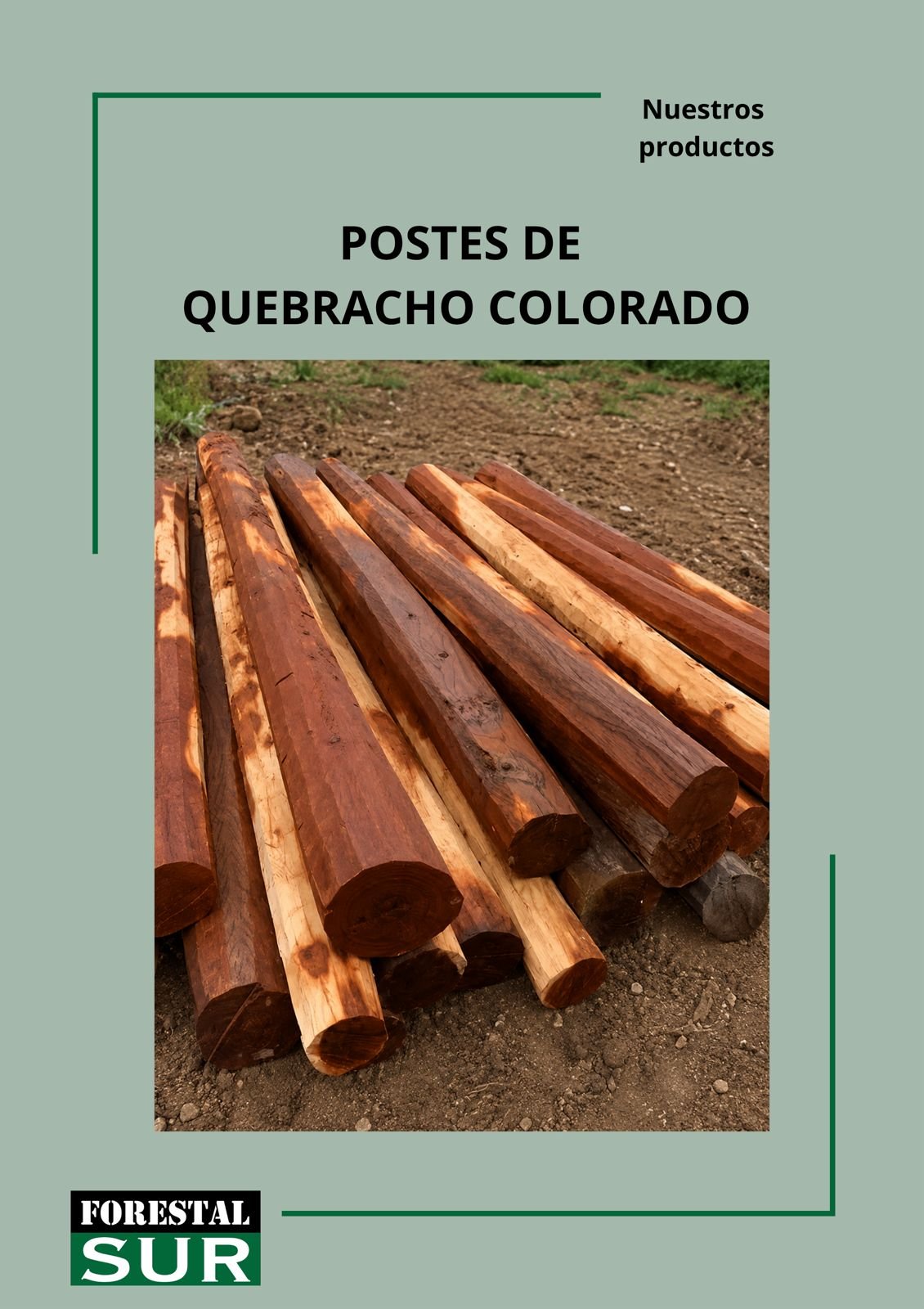 POSTE DE MADERA DURA - FORESTAL SUR