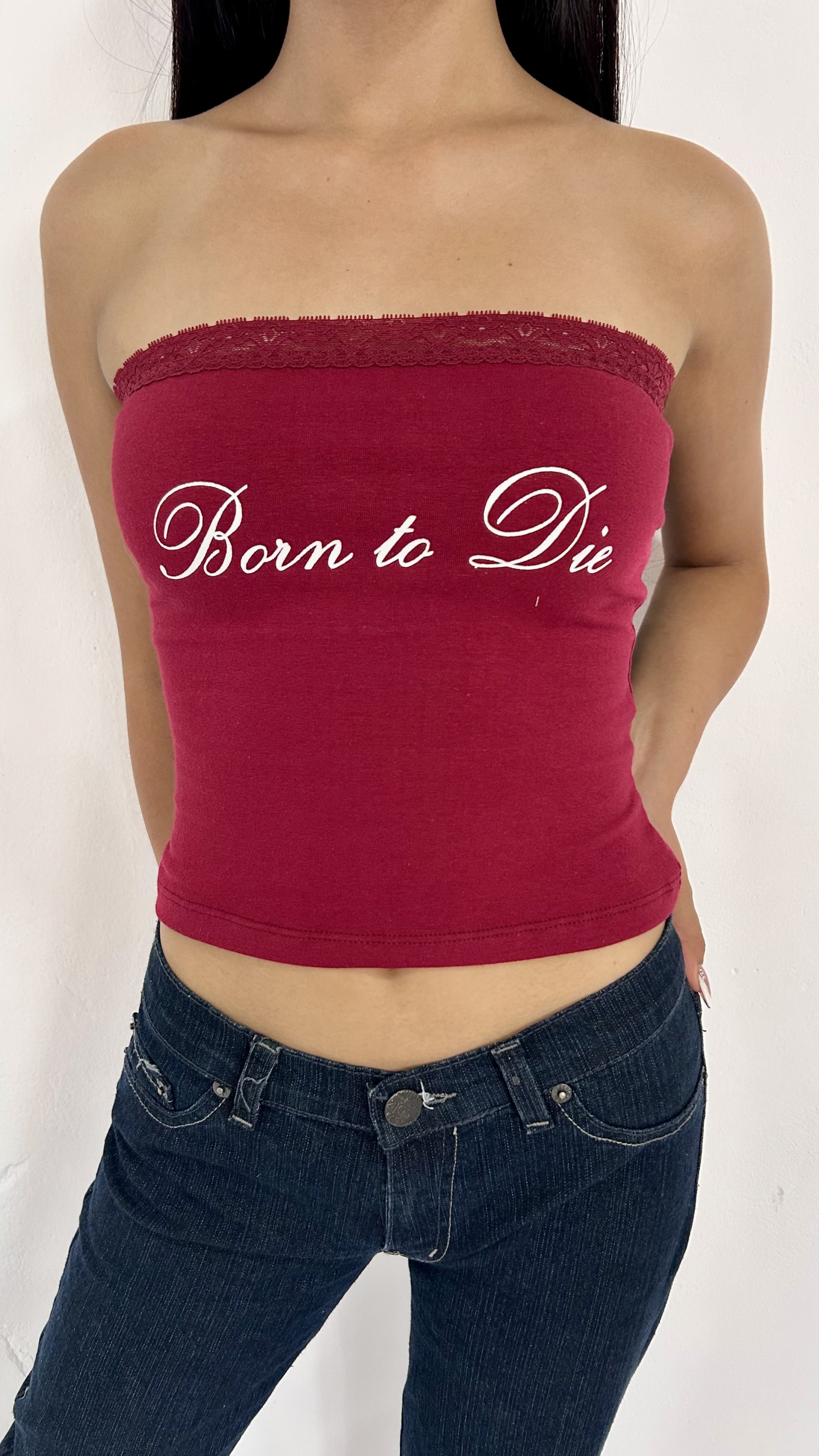 Strapless con puntilla - Mydestiny