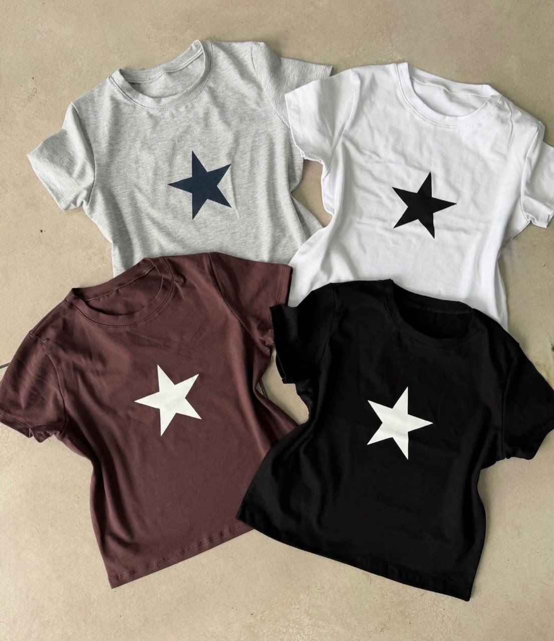 Remera estrella Crop - ZELVI