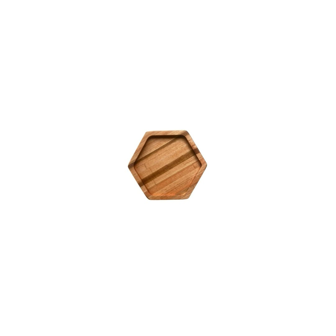 Tabla Hexagono / eucalipto