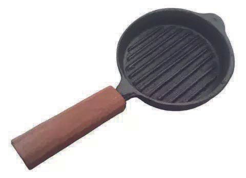 Provoletera hierro grill con mango de madera