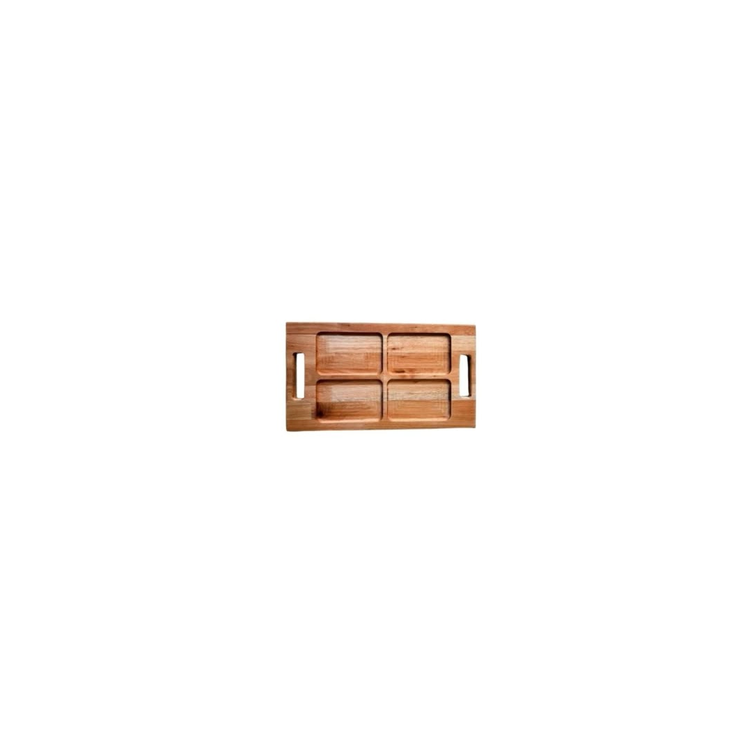 Tabla picada rectangular / eucalipto